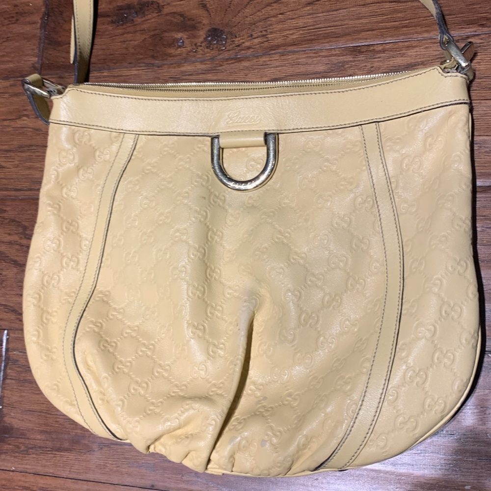 Pre-Loved Gucci Monogram Embossed Adjustable Sing… - image 6